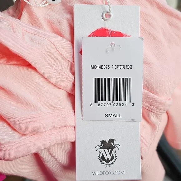 Wildfox “Wild Lovers” Racerback Tank Top Size Small NWT - Picture 6 of 8